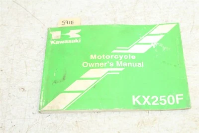 Kawasaki KX250F 2004 manual del propietario 99987-1208 Foto 1 de 2