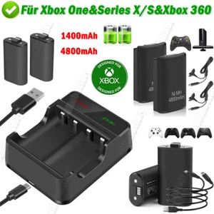 Wiederaufladbare Akku für Xbox S/X & Xbox ONE & Xbox 360 Controller Ladegerät - Bild 1 von 39