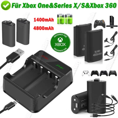 Wiederaufladbare Akku für Xbox S/X & Xbox ONE & Xbox 360 Controller Ladegerät - Bild 1 von 4