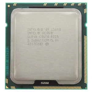 Intel CPU Sockel 1366 6-Core Xeon L5640 2,26GHz 12M 5,86 GT/s - SLBV8 - Bild 1 von 1