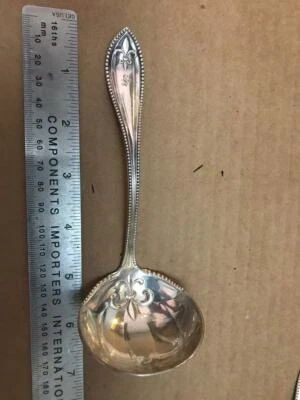 National Silver Sterling   Ladle or Cold Meat Fork you choose Fleur de Lis  - Image 1 of 4