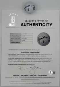 JACK NICKLAUS SIGNED 150TH ST ANDREWS BRITISH OPEN GOLF BALL AUTOGRAPH BAS K97 - Picture 1 of 5