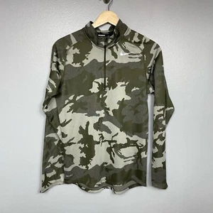 NIKE Dri-FIT Quarter Zip Camouflage Pullover Gr. S Small Sport Activewear Herren - Bild 1 von 8