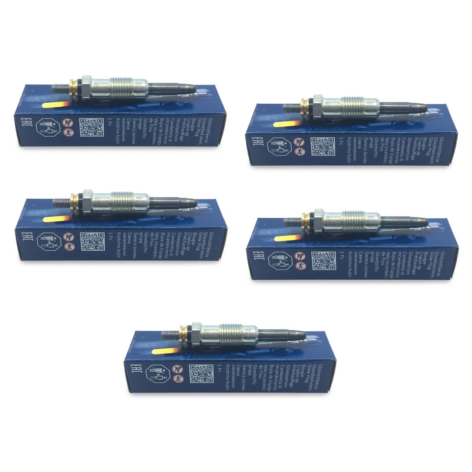OEM BOSCH 5 Pack Diesel Engine Glow Plug Set For Mercedes 300CD 300D 300SD 300TD - Image 1 of 2