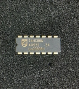 74HC00N PHILIPS SN74HC00N IC GATE NAND 4CH 2-INP 14PIN PDIP 12 PIECES - Picture 1 of 1