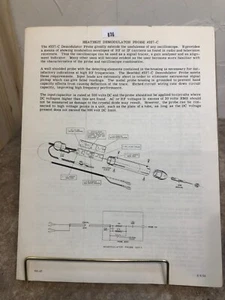 1964 HEATHKIT  DEMODULATOR PROBE Model 337-C  Assembly 4 page  Manual - Picture 1 of 4