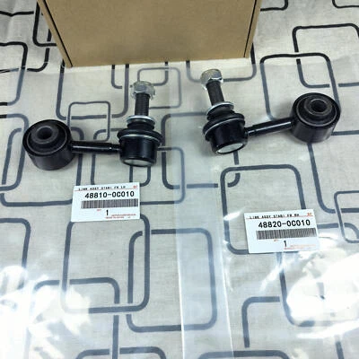 OEM FRONT STABILIZER BAR LINKS W/NUT For TOYOTA 08-22 SEQUOIA-07-21 TUNDRA - Image 1 of 2