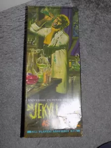 Kit Modello Vintage Originale 1964 Aurora DR JEKYLL AS MR HYDE 460-98 CON SCATOLA MANUALE - Foto 1 di 4