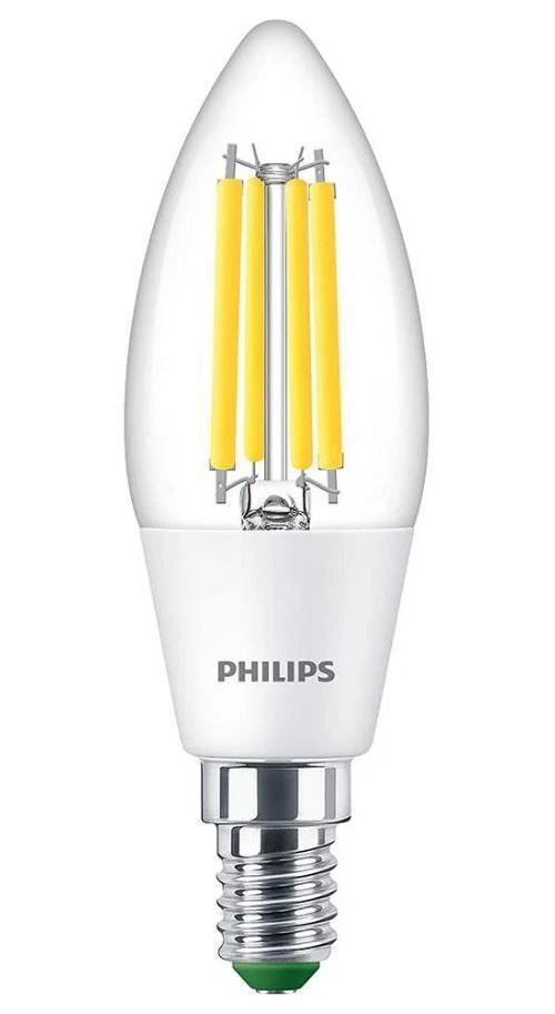 2.3W LED Filament Candle Bulb, E14, 2700K, 485lm, Non-Dimmable - 929003626002 - Image 1 of 1