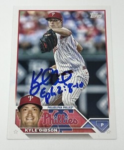 2023 Topps Series 1 One Kyle Gibson Signed Phillies Autographed Auto Card #96