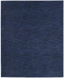 9' X 12' Midnight Blue Stain Resistant Indoor Outdoor Area Rug - Picture 1 of 1