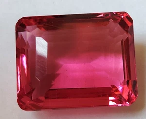 AAA+ Large Tourmaline 79.15 Ct. Emerald Cut Loose Gemstone Gift for Women/Her - Picture 1 of 7