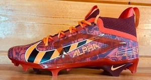 Mens Nike Alpha Menace Elite 4 NRG TD Football Cleats Size 8/9/10 ORANGE (RARE) - Picture 1 of 5