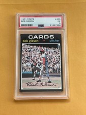 DCC: 1971 Topps Bob Gibson #450 PSA 5 EX St. Louis Cardinals HOF