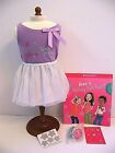 American Girl BIRTHDAY SET Outfit, Book &amp; Cupcake New in AG Bag