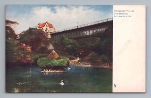 Cartolina Raphael Tuck Ramsdale Valley Bridge Scarborough - Foto 1 di 2