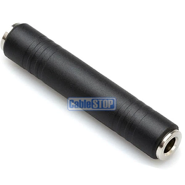 6.35mm 1/4" Stereo TRS Jack Coupler Cable Joiner Female to Female Socket Adapter - Image 1 of 1