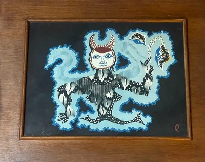 Jean Lurçat (1892–1966) – Lithographie en couleurs - La vierge - 1959 - Photo 1/4