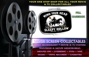 Sleepy Hollow The Headless Horseman Pill Box Case - 2 Compartments Free Post - Picture 1 of 8
