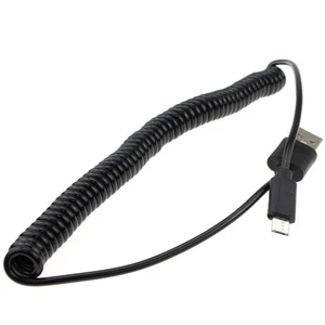 Cable de carga y datos blindado USB 2.0 A MICRO B NEGRO 1,8 m - Imagen 1 de 3