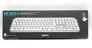 Logitech MX Keys S kabellos-Tastatur - Hellgrau AZERTY Französisch (920-011569) - Bild 1 von 4