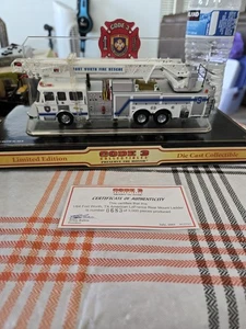 City Of Fort Worth Code 3 2001 American LaFrance 75' Aerial Ladder Fire Truck 9 - Picture 1 of 8