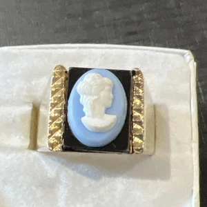 Herren Vintage Kamee Ring Größe 11 - Bild 1 von 18