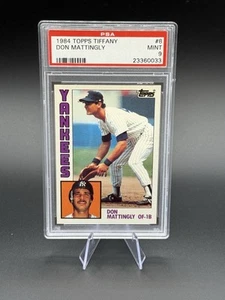 1984 Topps Tiffany Don Mattently PSA 9 come nuovo #8 - Foto 1 di 2