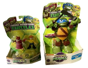 TMNT Half Shell Heroes 2.5” Splinter & April & 6” Talking Leonardo 2014 - Bild 1 von 12
