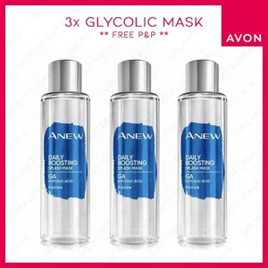 3x AVON ANEW DAILY BOOSTING SPLASH MASK 125ml **GLYCOLIC ACID** - Picture 1 of 1