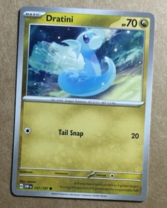Pokemon Obsidian Flames Dratini 157/197 - Picture 1 of 1