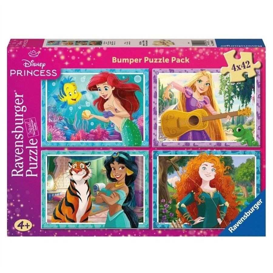 Ravensburg - Disney Princess Bumper Pack 4 x 42p - image 1 of 1
