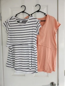 Anko Maternity Breastfeeding Nursing Tops 2 SIZE 12 - Picture 1 of 2