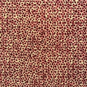 36x91 1yd Orange Geometric Pattern DAVID TEXTILES- - Picture 1 of 2