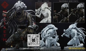 Maliketh The Black Blade Elden Ring Hand painted Resin Figure - Picture 1 of 5