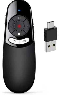 DINOSTRIKE 2 in 1 Type C and USB Presentation Clicker Powerpoint, Free Shipping! - Image 1 of 4
