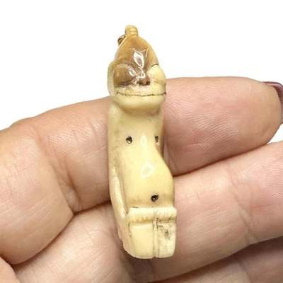 LUX Vintage Billiken Pendant, Good Luck Charm, Gremlin - Image 1 of 4
