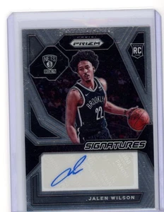 2023-24 Panini Prizm Rookie Signatures Jalen Wilson #RSI-WLN Auto RC - Imagen 1 de 2