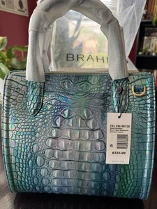 Bolso de Mano Brahmin Pequeño Caroline Azul Topacio Melbourne Bolso de Hombro Nuevo con Etiquetas - Imagen 1 de 3