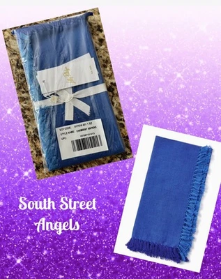 НАБОР САЛФЕТОК LILLY PULITZER MARTINIQUE СИНИЙ ШАМБРЕ - Изображение 1 из 4