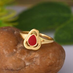 Multicolor Ring Enamel Fruit Valentine Love Ring Trendy Fruit Jewelry For Girl