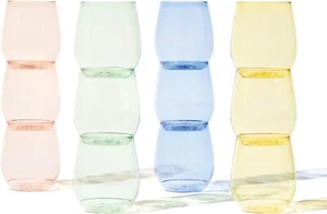 14oz Vino Plastic Wine Glasses, Set of 12, Recyclable Unbreakable - Picture 1 of 6