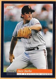 RICH BURBA SAN FRANCISCO GIANTS #219 - SCORE NM-MT 1994 - Picture 1 of 2