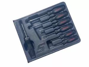 Juego de 6 destornilladores de agarre suave Snap On Tools SGDX60RADT titanio con trinquete - Imagen 1 de 6