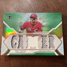JOEY VOTTO GAME USED PATCH #/18 TIER ONE 2018 TOPPS RELIC MINT TTR-JVO3
