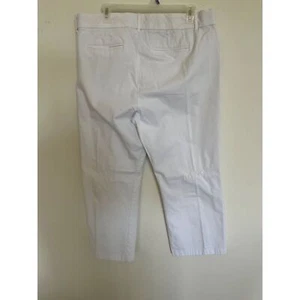 JM Collection Women's White Cotton Jeans - Size 16 - Picture 1 of 8
