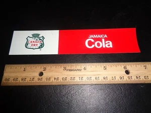 Canada Dry Jamaica Cola Cooler Vending Machine Button Label Tag Coca Cola Coke - Picture 1 of 3