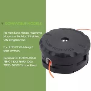 Trimmer head For Echo SRM-225 GT-225 PAS-225 GT-230 SRM-2620 Trimmer - Picture 1 of 12