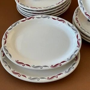 Plato ovalado vintage 2 Homer Laughlin Restaurant Ware SURF Best China Line 11,5" - Imagen 1 de 8