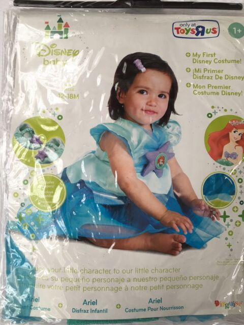 Comprar Disfraz Sirena Little Mermaid 1-2 años Disfraz infantil online